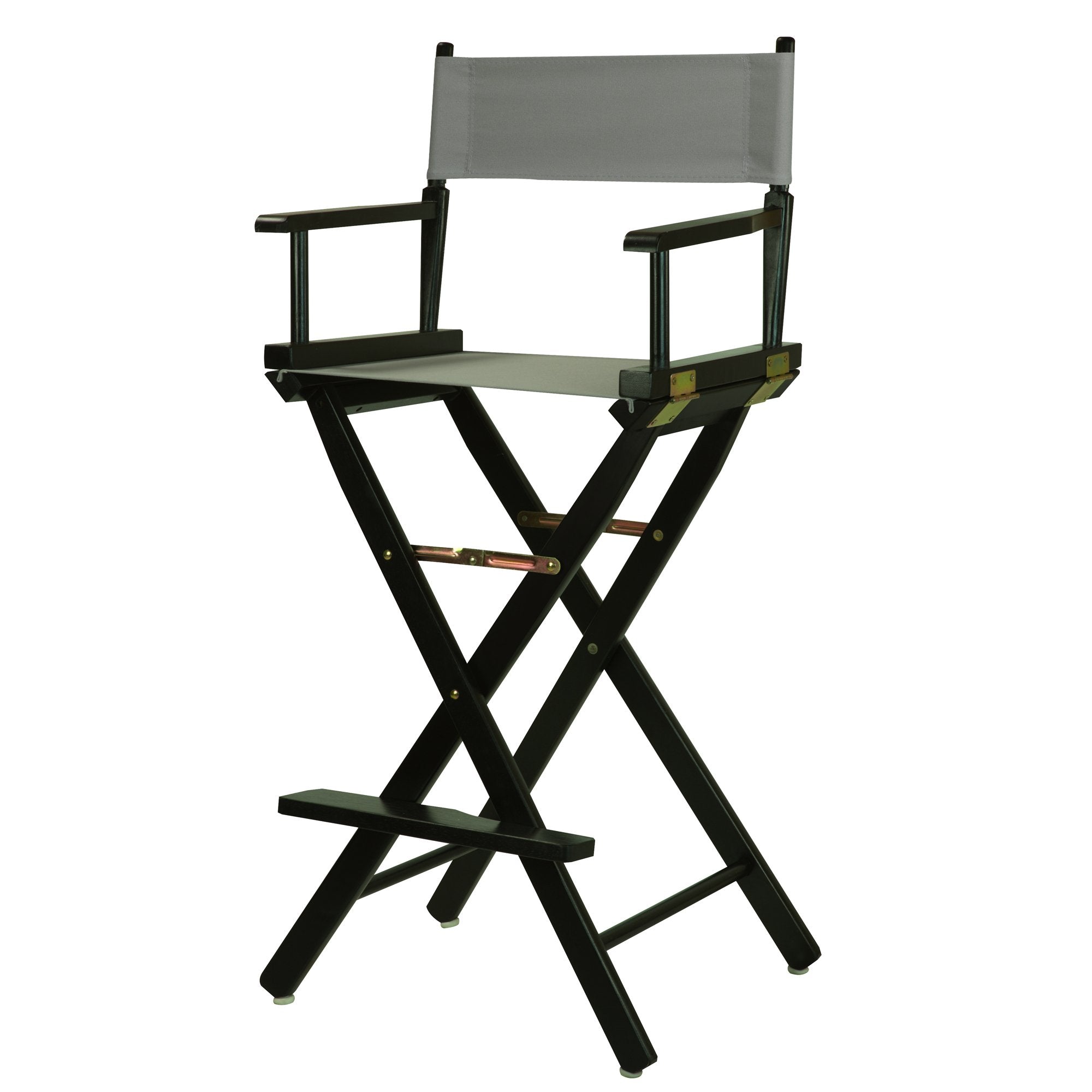 Casual Home 230-02/021-18 30 Directors Chair Black Frame-with Grey Canvas, Bar Height