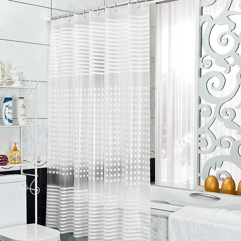 Riverbyland Translucent Shower Curtains Frosted 80 x 72
