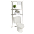 Honey-Can-Do Over-The-Toilet Space Saver BTH-08463 Satin Nickel