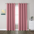 CUCRAF Pink Blackout Curtains 95 inch Length 2 Panels Set, Room Darkening Curtains & Drapes for Living Room Bedroom, Thermal Ins