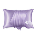 Bedsure Satin Pillowcase for Hair and Skin - Lavender Zipper Pillow Cases Queen Size Set of 2, Similar to Silk Pillow Cases, Sil