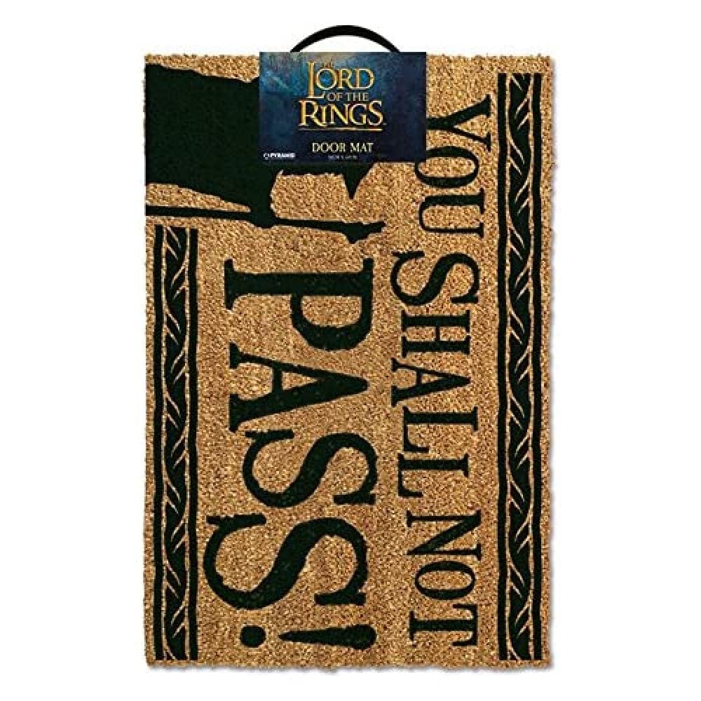 Pyramid Gandalf You Shall Not Pass Doormat Entrance Mat
