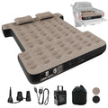 Umbrauto Built-in Pump Air Mattress for 5.5-5.8ft Full Size Short Truck Bed, Inflatable Camping Airbed with Rechargeable Cordles