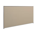 HON Verse Panel , 42H x 72W , Light Gray Finish , Gray Fabric