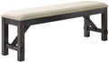 Crosley Furniture Hayden Wood Dining Bench for Entryway or Mudroom, Slate