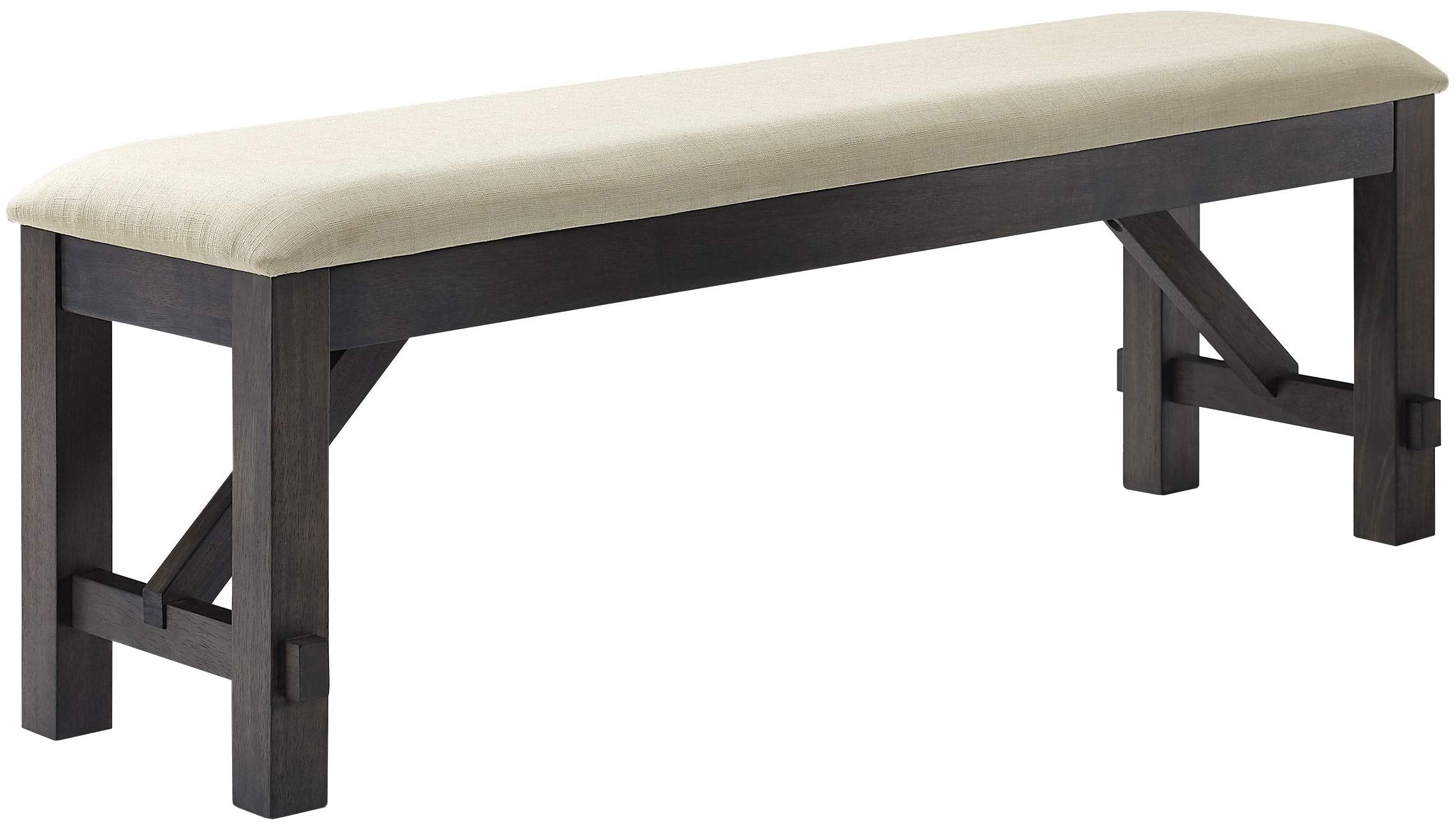 Crosley Furniture Hayden Wood Dining Bench for Entryway or Mudroom, Slate