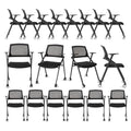 VACYOVKE 20 Pack Folding Chairs Capacity Portable Nesting Commercial Seat for School Events Office Picnic Kitchen Conference Wai