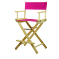 Casual Home 220-00/021-30 Director Chair 24 - Counter Height Natural Frame/Magenta Canvas