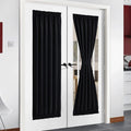NICETOWN Privacy Door Curtain Panel - Practical Thermal Insulated Thick Blackout Drapery and Drape for French Door/Patio/Sidelig