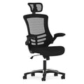 Flash Furniture Kelista High-Back Swivel Office Chair with Adjustable Lumbar Support and Seat Height, Ergonomic Mesh Desk Chair,