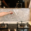 COSNIGHT Kitchen Backsplash Wall Protector Clear Kitchen Oil Proof Contact Paper Self-Adhesive Film Removable Paper for Cabinets