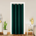 ChrisDowa Blackout Door Curtains for Doorway Privacy, Grommet Closet Curtain for bedroom closet door, Thermal Insulated Temporar