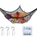 Stuffed Animal Hammock, Toy Hammock Storage Net, LXUNYI Mesh Toy Net Holder Jumbo Wall Corner Giant Baby Kids Children Stuff ani