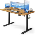 Marsail Electric Standing Desk, Adjustable Height Stand up Home Office Desk Large 55x24 Inch Sit Stand Computer Desk, with 4 Mem