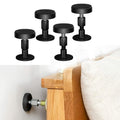 Krisler Adjustable Threaded Bed Frame Anti-Shake Tool, Headboard Stoppers, Bedside Anti Shake Tool for Beds Cabinets Sofas, 4PCs