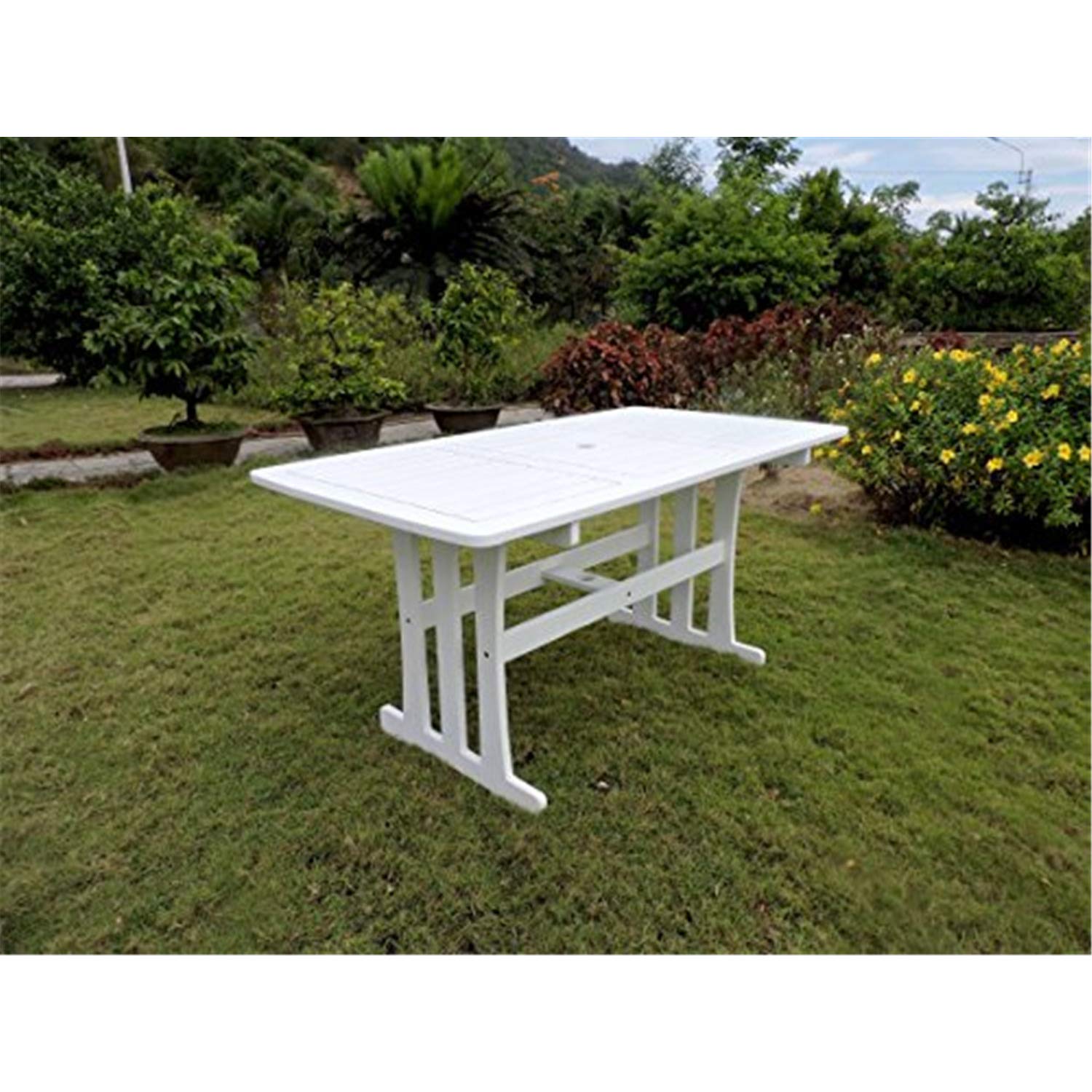 International Caravan Furniture Piece Acacia Rectangular Dining Table