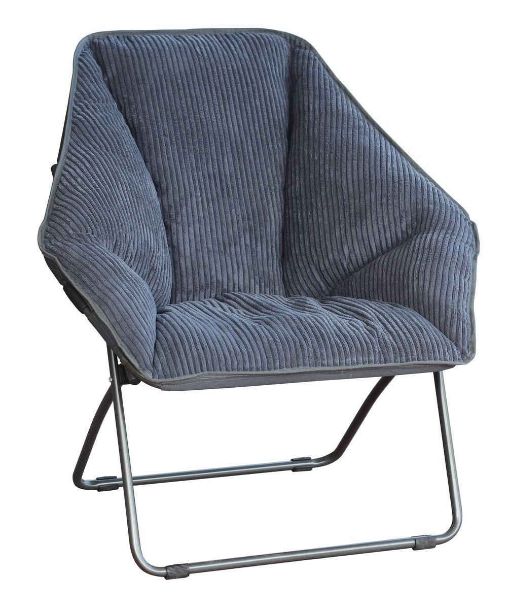 Zenithen Limited Hexagon Folding Dish Corduroy Chair, Perfect for Dorm Rooms, Bed Rooms, Accent Chairs, Reading, Studying, Gamin