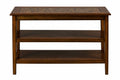 Jofran:, Baroque, Sofa/Media Table, 48  W X 20  D X 30  H, Baroque Brown Finish, (Set of 1)