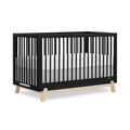 Dream On Me Hygge 5-in-1 Convertible Crib in Matte Black Vintage, JPMA & Greenguard Gold Certified, Made of Sustainable Pinewood