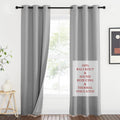NICETOWN Silver Grey Noise Insulation Curtain Panels, Energy Smart & 100% Blackout Drapes for Dining Room Window, Thermal Insula