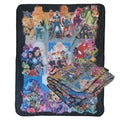 Marvel 80th Anniversary Fleece Throw Blanket - Ultra-Soft Lightweight Throw, Classic Comic Montage of Iron Man Thor Cap Spidey, 