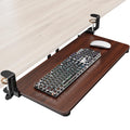 Zontera Ergonomic Keyboard Tray Under Desk, Pull Out with Adjustable C-clamp, 25.6 (31.5 Including Clamps) x 11.8 Inch Slide Out