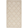 Nourison Easy Care Modern Indoor/Outdoor Cream 2 x 4 Area Rug, Easy Cleaning, Non Shedding, Bed Room, Living Room, Dining Room