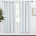 NICETOWN Room Darkening Window Curtain Panel, 55x78 inches, 1 Pack, Cloud Grey Color, Solid Thermal Insulated Blind Privacy Drap