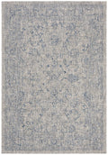 SAFAVIEH Courtyard Collection 53 x 77 Grey/Navy CY8680 Indoor/ Outdoor Waterproof Easy Cleaning Patio Backyard Mudroom Area Ru