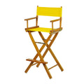 Casual Home 230-05/021-34 Director Chair 30 - Bar Height Honey OakFrame/Gold Canvas