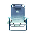QUIKSILVER Beach Chair - Lightweight Folding Chair with Adjustable Recline and Cup Holder - Portable and Durable Chairs for Beac