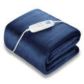 Electric Heated Blanket Queen Size 84 x 90 | 6 Heating Levels & 8h Auto Timer | Full Body Fast Heating and Ultra Soft Flannel, M