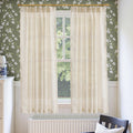 jinchan Pinch Pleated Linen Blend Curtains 63 Inch 2 Panels Light Filtering Modern Farmhouse Back Tab Drapes for Living Room Bed