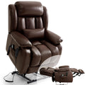 Infinite Position Lay Flat Lift Recliner Chair for Adults, Dual Motor Power Lift Chair for Elderly with Massage & Heating, Exten