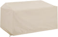 Crosley Furniture Patio Furniture Covers, Waterproof Outdoor Loveseat Cover for Backyard, Deck, Tan