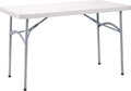 National Public Seating 24 x 48 Plastic Folding Table - Adjustable, Heavy-Duty, Portable, Indoor/Outdoor Table for Office, Campi