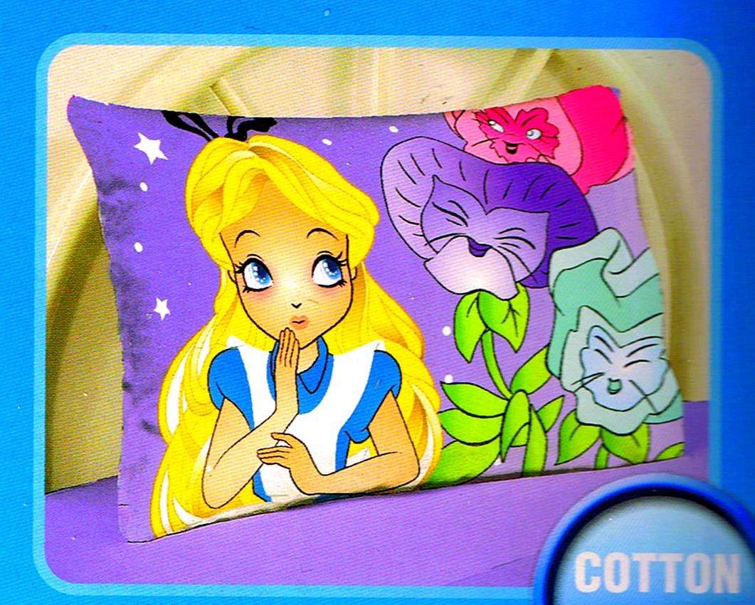Alice in Wonderland Pillowcase Pillow Sham Cover