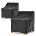 Likorlove Patio Chair Covers Waterproof - 29 W x 30 D x 36 H, 600D Heavy Duty Outdoor Furniture Covers for Deep Seat Lounge Chai