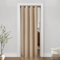 PANELSBURG Wood Color Door Blackout Curtain Panels for Bedroom Room Divider,Between Kitchen/Living Room or Bedroom/Bathroom Den,