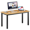 DlandHome 47 inches Medium Computer Desk, Composite Wood Board, Decent and Steady Home Office Desk/Workstation/Table, BS1-120TB 
