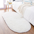 Noahas Ultra Soft Fluffy Bedroom Rugs 2.6 X 5.3,Cream White Rugs for Bedroom,Cute Rugs for Dorm Room,Kids Room Carpet,Modern S