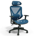 STAPLES Dexley Ergonomic Mesh Swivel Task Chair, Blue (UN59375)