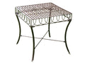 International Caravan Iron Outdoor Patio Side Table