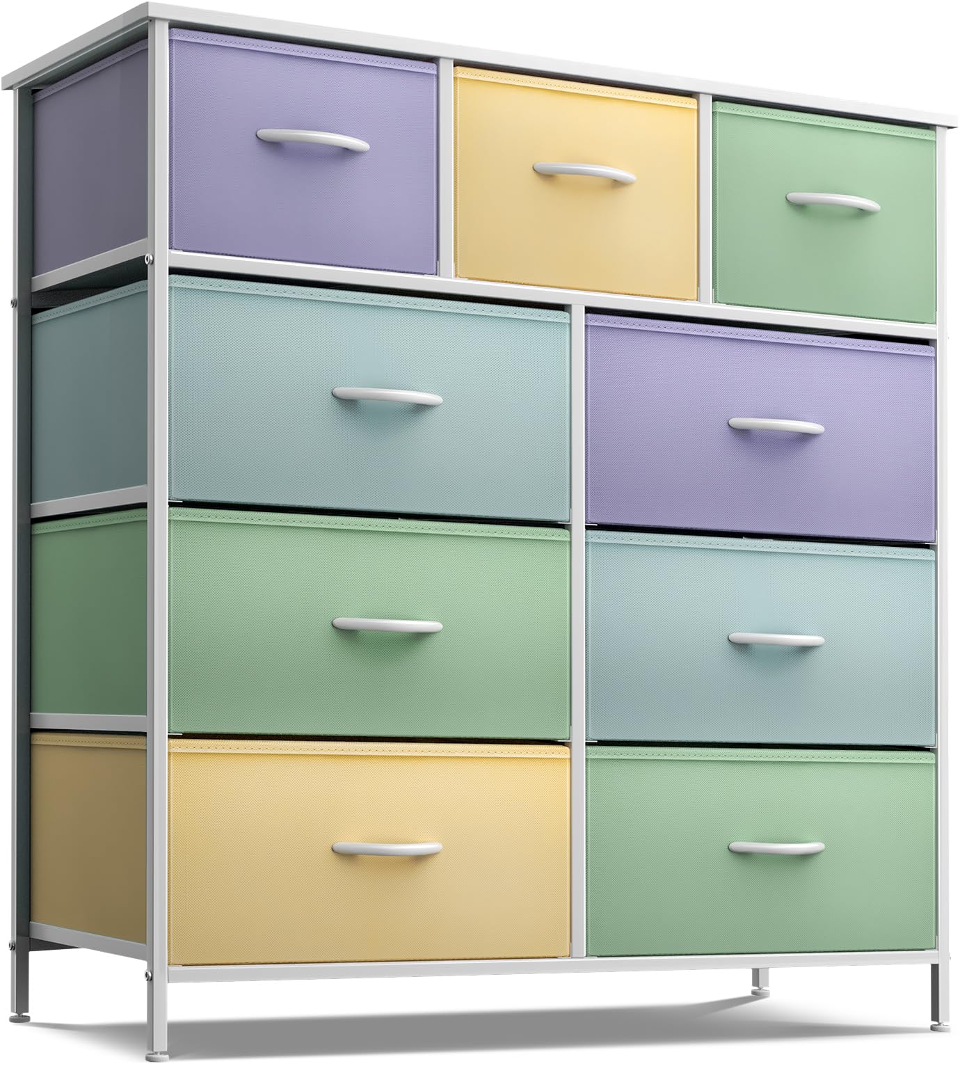 Sorbus Kids Dresser with 9 Drawers - Furniture Storage Chest Tower Unit for Bedroom, Hallway, Closet, Office Organization - Stee