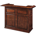 RAM Game Room Dry Bar with mini fridge pocket 60 Chestnut