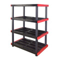 CX Craftsman, 4-Tier Highly Durable Storage Rack, 200lbs/shelf, (55   H x 40   W x 24   D), Interlocking Shelving Unit and Weath
