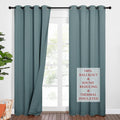 NICETOWN Sound Barrier 100% Blackout Divider Curtains 84, Noise, Heat and Cold Blocking Drapes with Felt Fabric Lining for Nurse