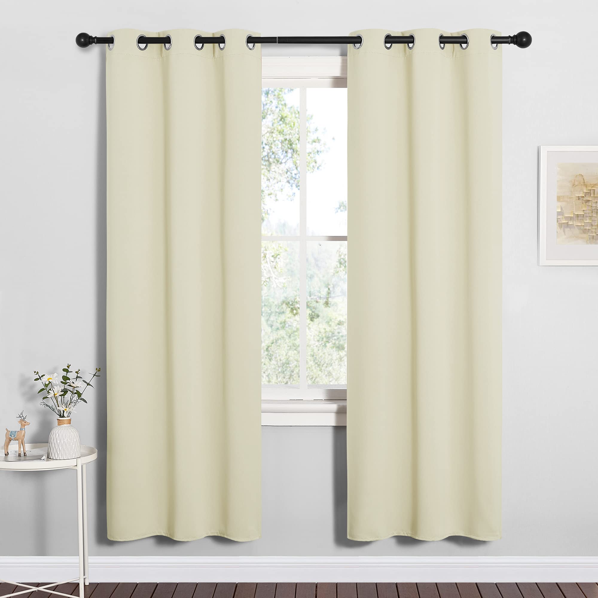 NICETOWN Blackout Curtains for Bedroom, 72 inches Long Curtains & Drapes for Living Room, Thermal Insulated Window Treatment Dra
