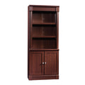 Sauder Palladia Book Shelf, Bookshelf with Storage, Library Bookcase with Doors and Adjustable Shelves, L: 29.37 x W: 13.90 x H: