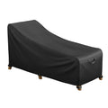 iBirdie Outdoor Chaise Lounge Cover 68L x 30W x 30H inch Waterproof Patio Furniture Covers Lawn Pool Chair Cover 1 Pack Black